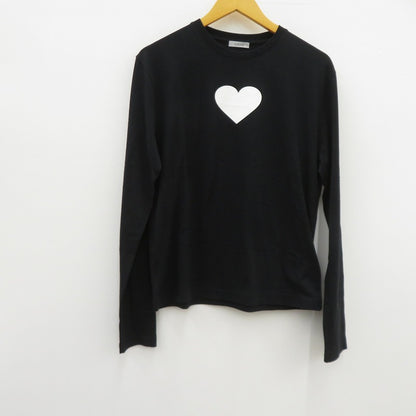 COUDRE ハートプリント 長袖Ｔシャツ CD-128 ブラック サイズ：不明【瀬戸大橋店】