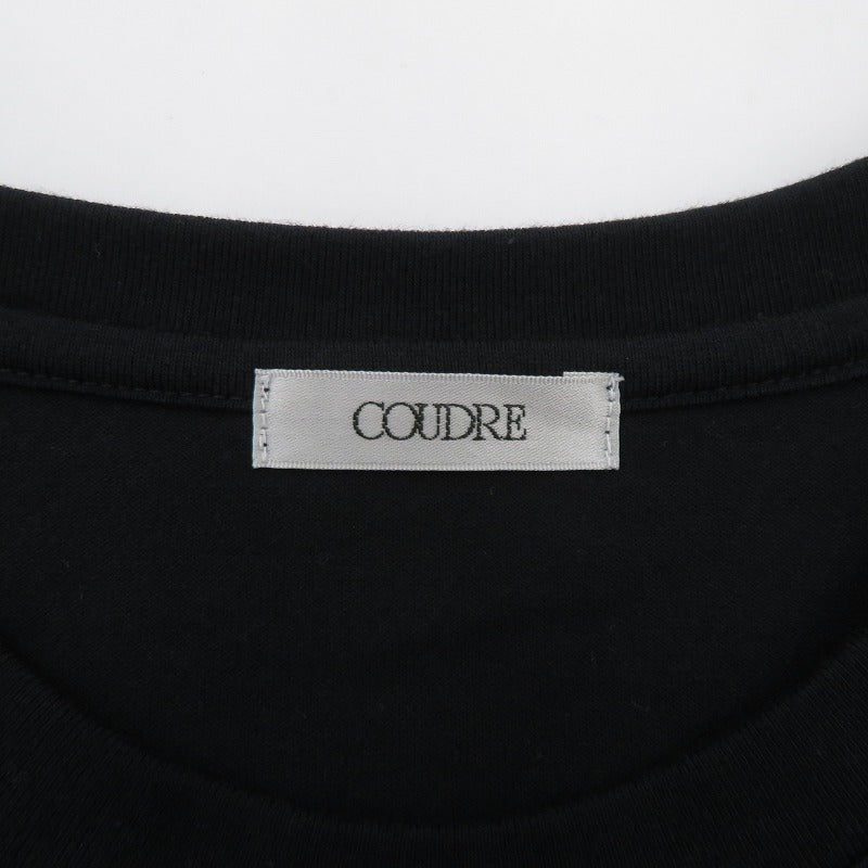 COUDRE ハートプリント 長袖Ｔシャツ CD-128 ブラック サイズ：不明【瀬戸大橋店】