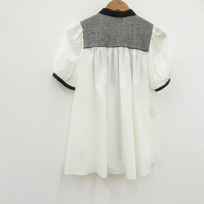 UNITED ARROWS | ユナイテッドアローズ エンブロイダリーコンビ ショートスリーブブラウス ブラウス 1516-162-1577 ホワイト サイズ：不明【瀬戸大橋店】