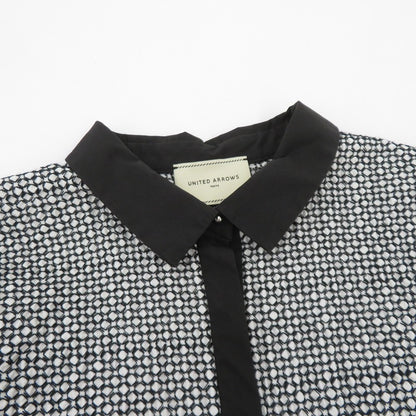 UNITED ARROWS | ユナイテッドアローズ エンブロイダリーコンビ ショートスリーブブラウス ブラウス 1516-162-1577 ホワイト サイズ：不明【瀬戸大橋店】