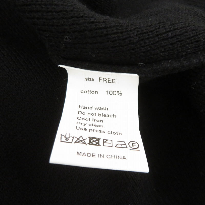 maomade ボリュームスリーブダブルジャケット その他アウター 441128 ブラック サイズ：FreeSize【瀬戸大橋店】