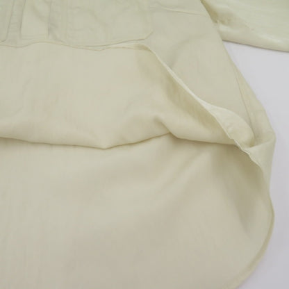 MACPHEE | マカフィー レーヨンナイロンカルゼ スキッパーシャツ 長袖シャツ 12-01-54-01331 ベージュ サイズ：36【瀬戸大橋店】