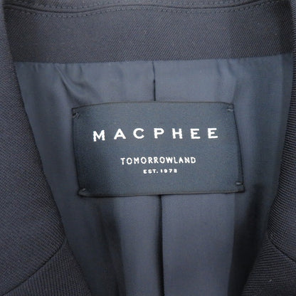 MACPHEE | マカフィー ウールギャバジン ダブルブレストジャケット その他アウター 12-07-21-07701 ネイビー サイズ：34【瀬戸大橋店】