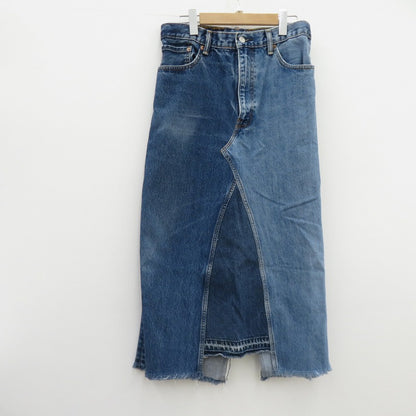 Re Fiina ×Levi's リメイクデニムスカート スカート ブルー サイズ：38【瀬戸大橋店】