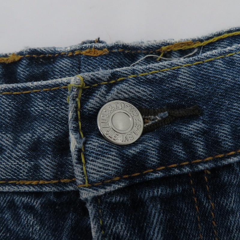 Re Fiina ×Levi's リメイクデニムスカート スカート ブルー サイズ：38【瀬戸大橋店】