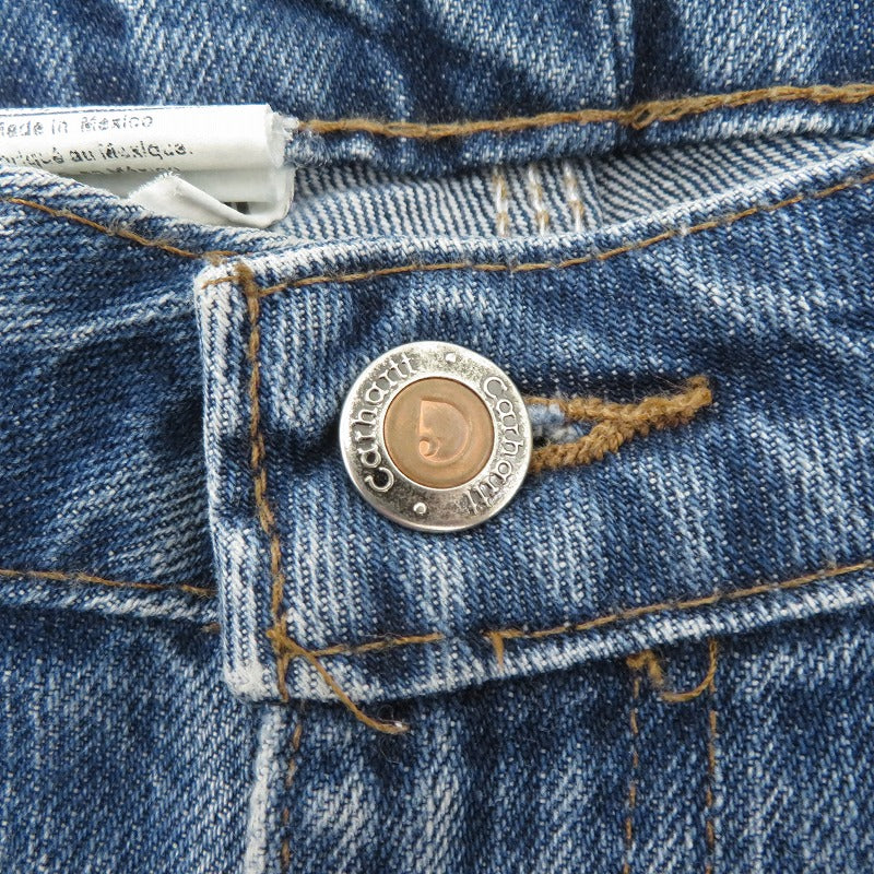 Carhartt | カーハート Washed Denim Dungaree デニムパンツ WB013 VIO ブルー サイズ：32【瀬戸大橋店】