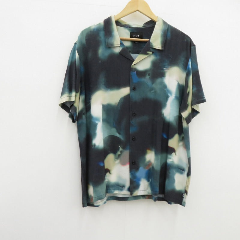 HUF | ハフ Abstract S/s Resort Top Sycamore 半袖シャツ BU00119 マルチカラー サイズ：L【瀬戸大橋店】