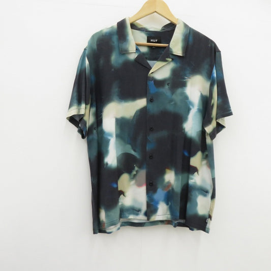 HUF | ハフ Abstract S/s Resort Top Sycamore 半袖シャツ BU00119 マルチカラー サイズ：L【瀬戸大橋店】