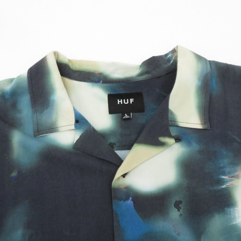HUF | ハフ Abstract S/s Resort Top Sycamore 半袖シャツ BU00119 マルチカラー サイズ：L【瀬戸大橋店】