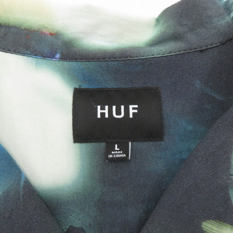 HUF | ハフ Abstract S/s Resort Top Sycamore 半袖シャツ BU00119 マルチカラー サイズ：L【瀬戸大橋店】