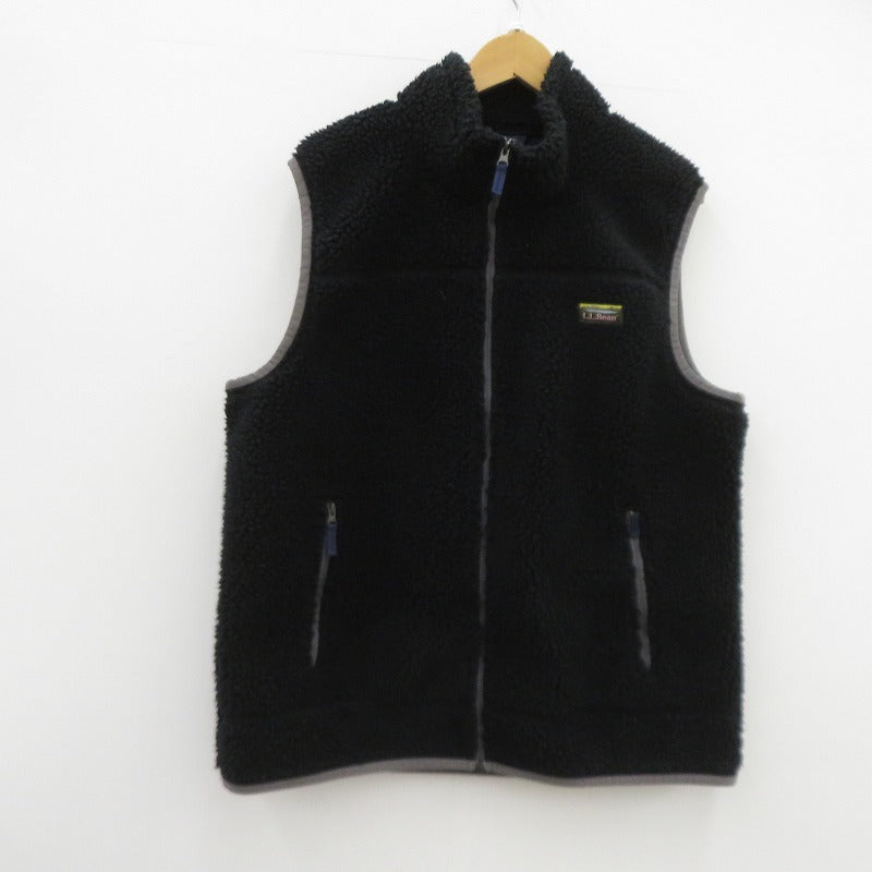 L.L.Bean | エルエルビーン フリース ベスト 502429 ブラック サイズ：XL【瀬戸大橋店】