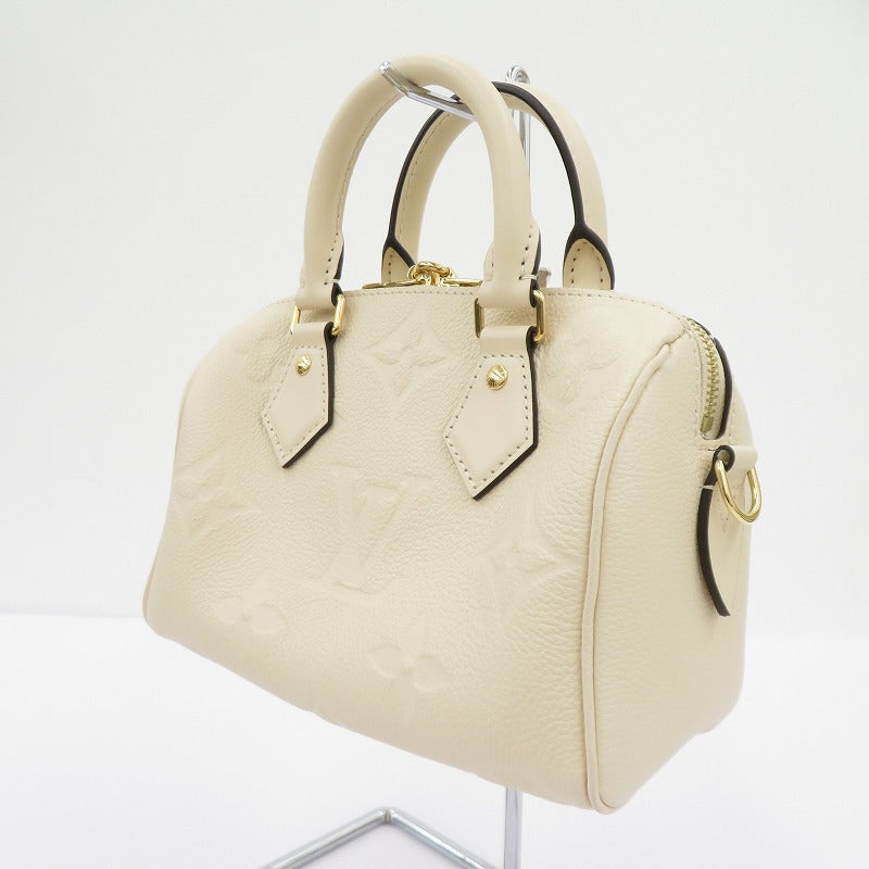 LOUIS VUITTON | ルイ・ヴィトン モノグラム アンプラント スピーディ･バンドリエール 20 ハンドバッグ M58954 ベージュ【瀬戸大橋店】