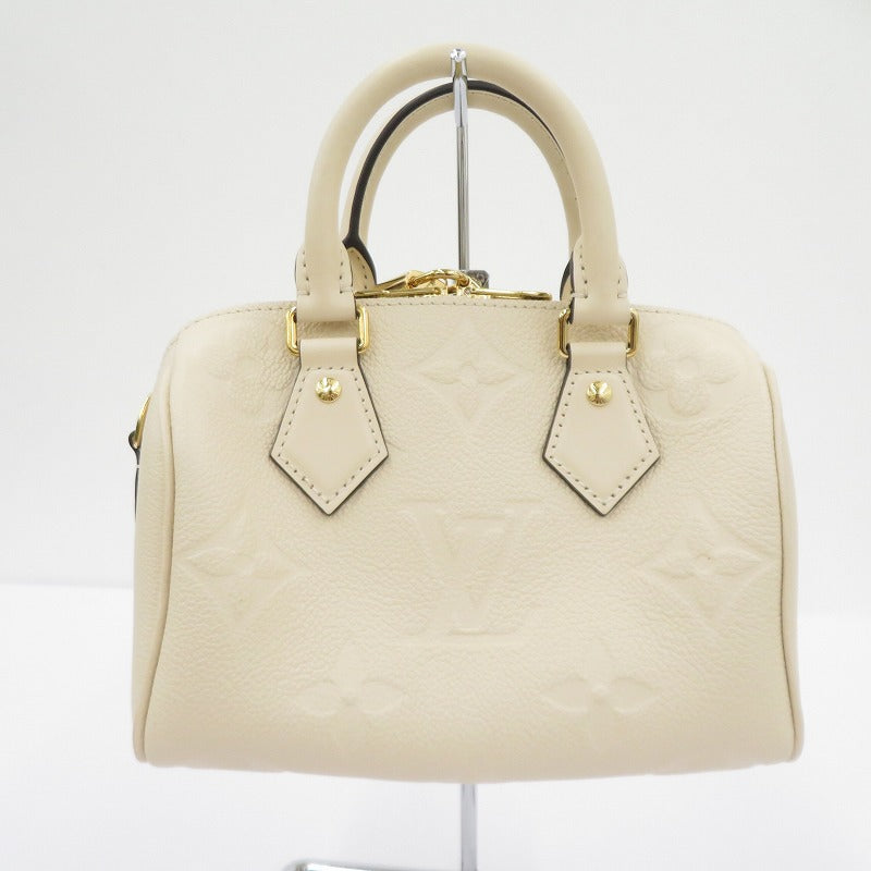 LOUIS VUITTON | ルイ・ヴィトン モノグラム アンプラント スピーディ･バンドリエール 20 ハンドバッグ M58954 ベージュ【瀬戸大橋店】