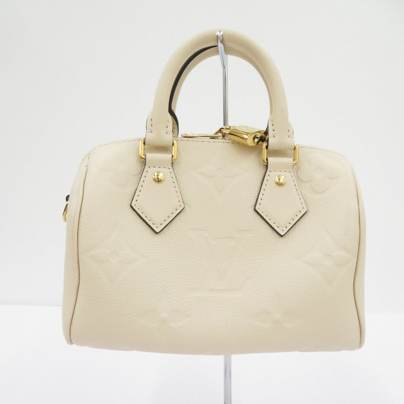 LOUIS VUITTON | ルイ・ヴィトン モノグラム アンプラント スピーディ･バンドリエール 20 ハンドバッグ M58954 ベージュ【瀬戸大橋店】