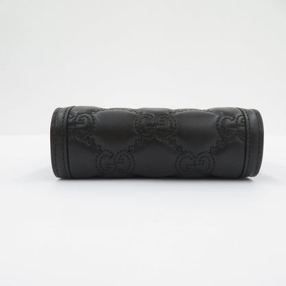 GUCCI | グッチ GGマトラッセ ミニトップハンドルバッグ ショルダーバッグ 723776・525040 ブラック【瀬戸大橋店】