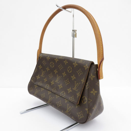 LOUIS VUITTON | ルイ・ヴィトン モノグラム ミニ・ルーピング ハンドバッグ M51147 ブラウン【瀬戸大橋店】