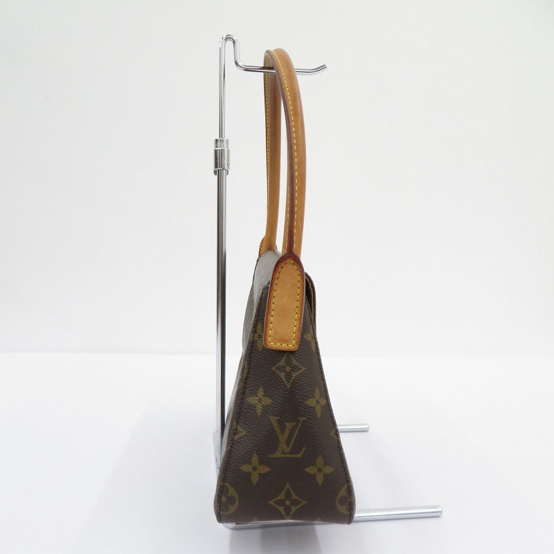 LOUIS VUITTON | ルイ・ヴィトン モノグラム ミニ・ルーピング ハンドバッグ M51147 ブラウン【瀬戸大橋店】