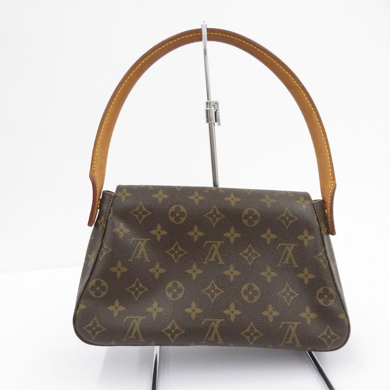 LOUIS VUITTON | ルイ・ヴィトン モノグラム ミニ・ルーピング ハンドバッグ M51147 ブラウン【瀬戸大橋店】