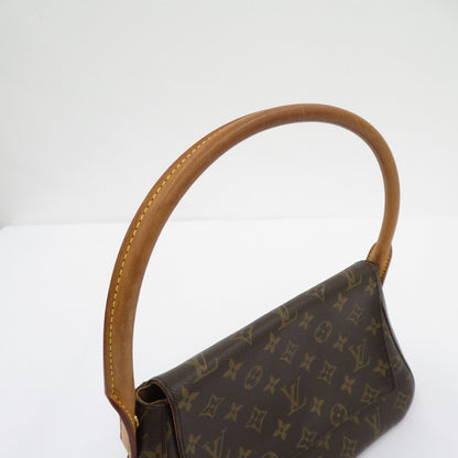 LOUIS VUITTON | ルイ・ヴィトン モノグラム ミニ・ルーピング ハンドバッグ M51147 ブラウン【瀬戸大橋店】