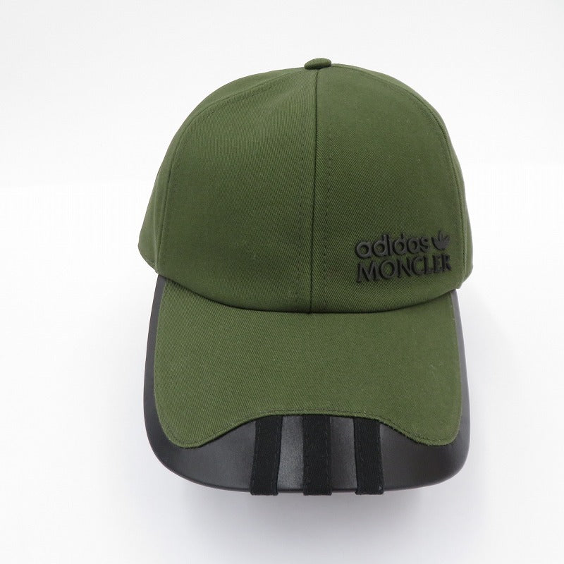 MONCLER | モンクレール ×adidas BASEBALL キャップ I209S3B00001 サイズ：UNI カーキ【瀬戸大橋店】