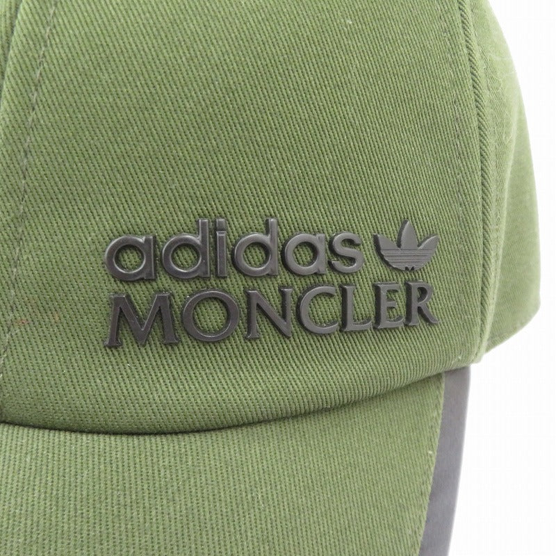 MONCLER | モンクレール ×adidas BASEBALL キャップ I209S3B00001 サイズ：UNI カーキ【瀬戸大橋店】