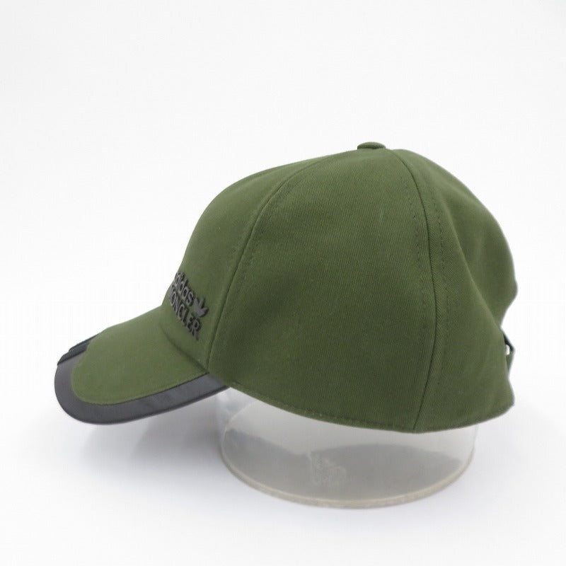 MONCLER | モンクレール ×adidas BASEBALL キャップ I209S3B00001 サイズ：UNI カーキ【瀬戸大橋店】