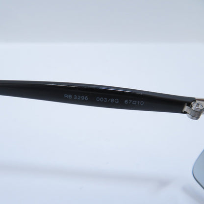 RAY BAN | レイバン メタルフレーム / グラデーションスクエアロゴ サングラス RB3296 サイズ：67□10 ブラック【瀬戸大橋店】