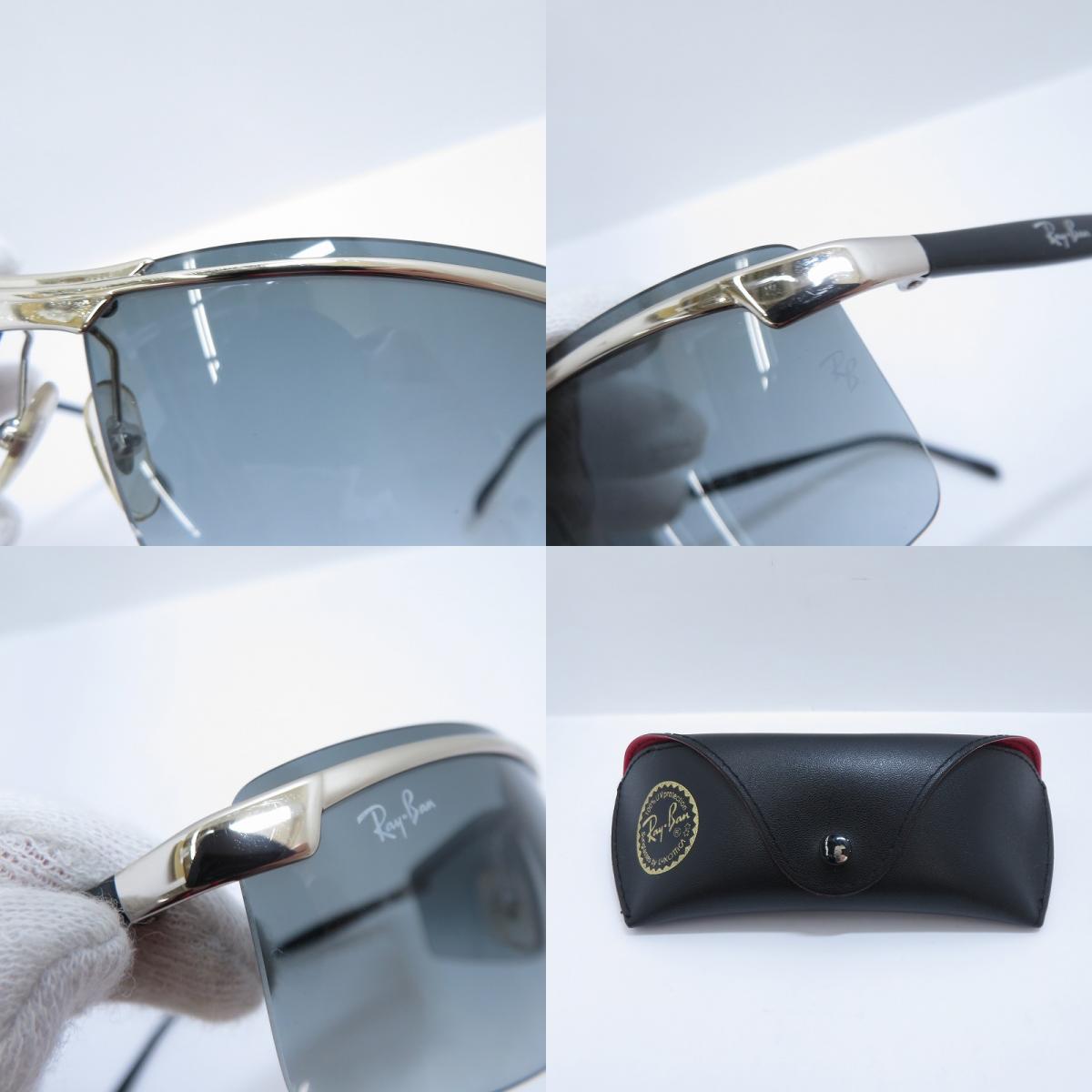 RAY BAN | レイバン メタルフレーム / グラデーションスクエアロゴ サングラス RB3296 サイズ：67□10 ブラック【瀬戸大橋店】