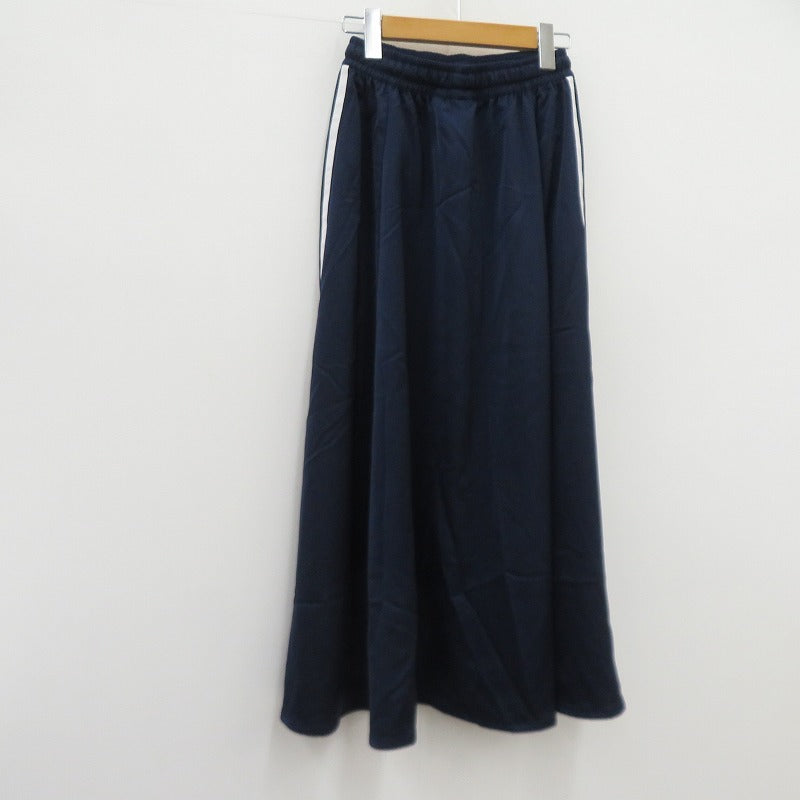 adidas Originals | アディダスオリジナルス LONG SATIN SKIRT スカート FL0045 ネイビー サイズ：S【瀬戸大橋店】