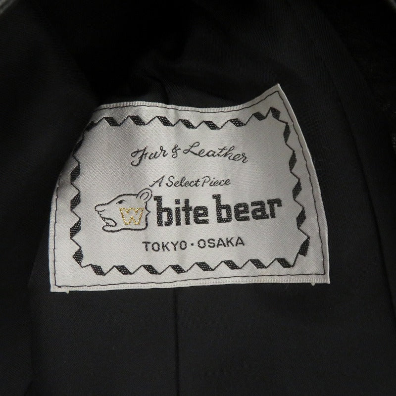 White Bear レザーコート その他アウター ブラック サイズ：M【瀬戸大橋店】