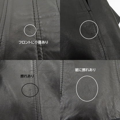 White Bear レザーコート その他アウター ブラック サイズ：M【瀬戸大橋店】