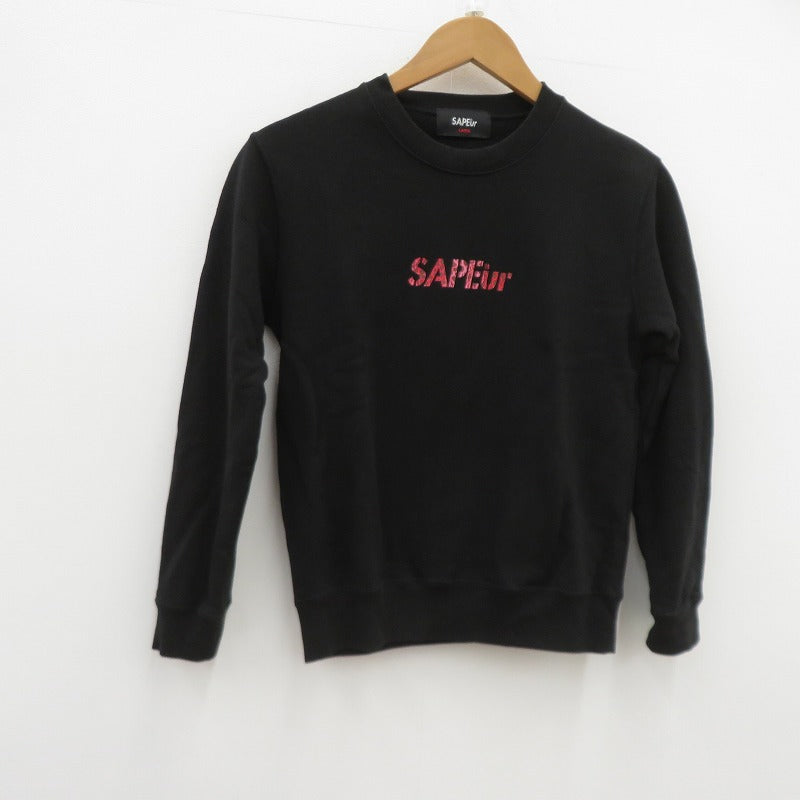 SAPEur | サプール スウェット ブラック サイズ：L【瀬戸大橋店】