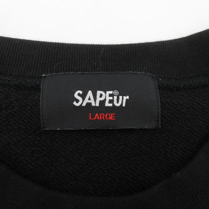 SAPEur | サプール スウェット ブラック サイズ：L【瀬戸大橋店】