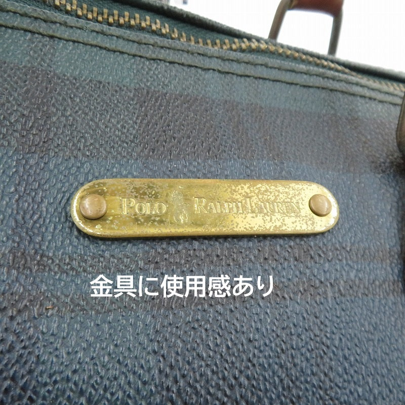 POLO RALPH LAUREN | ポロ・ラルフローレン チェック柄 ハンドバッグ マルチカラー【瀬戸大橋店】