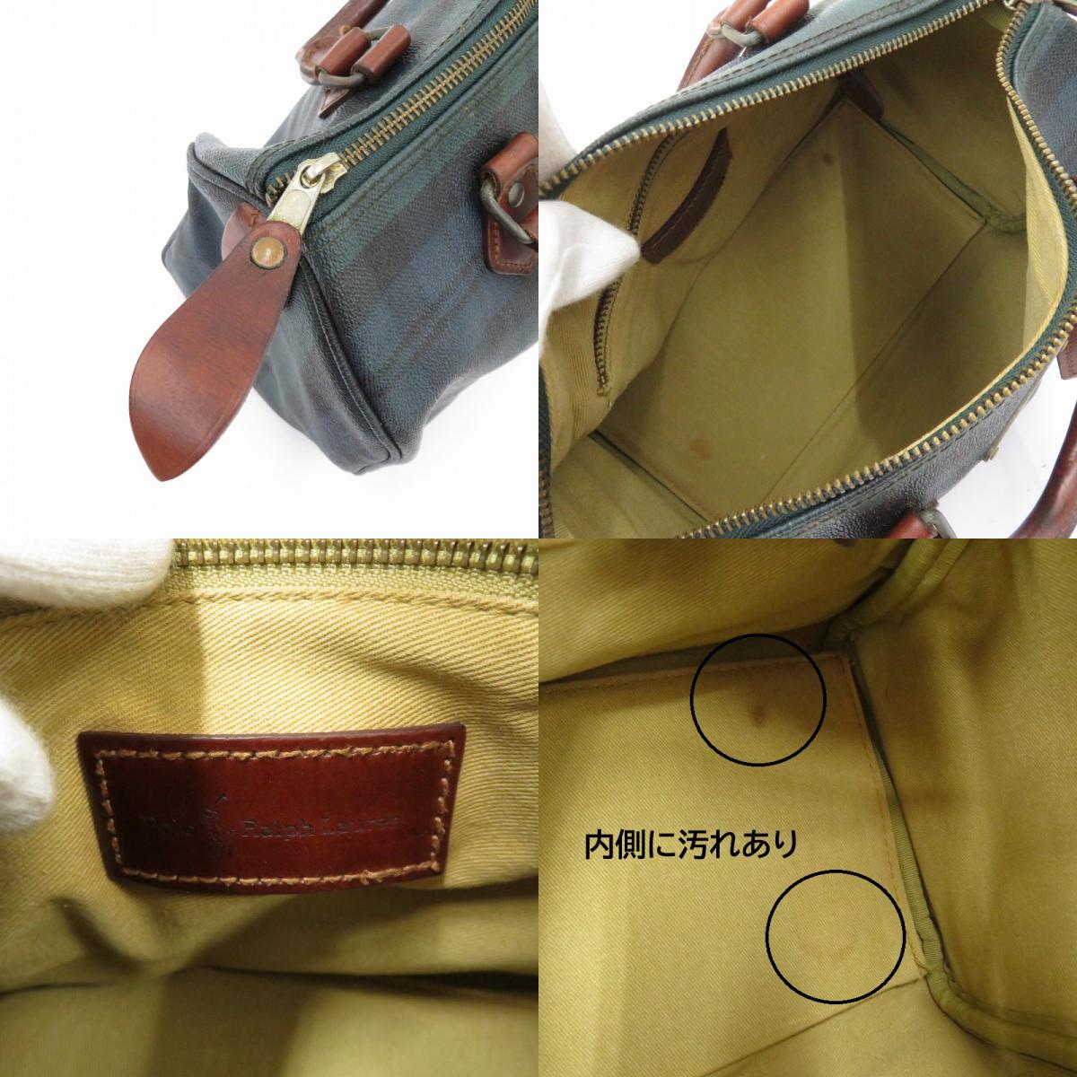 POLO RALPH LAUREN | ポロ・ラルフローレン チェック柄 ハンドバッグ マルチカラー【瀬戸大橋店】