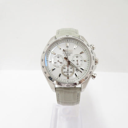 SEIKO | セイコー アナログソーラー 腕時計 SBPY179 ホワイ × ライトグレー【瀬戸大橋店】