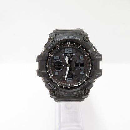 G-SHOCK | ジーショック MASTER OF G - LAND MUDMASTER アナデジ電波ソーラー 腕時計 GWG-100-1AJF ブラック【瀬戸大橋店】