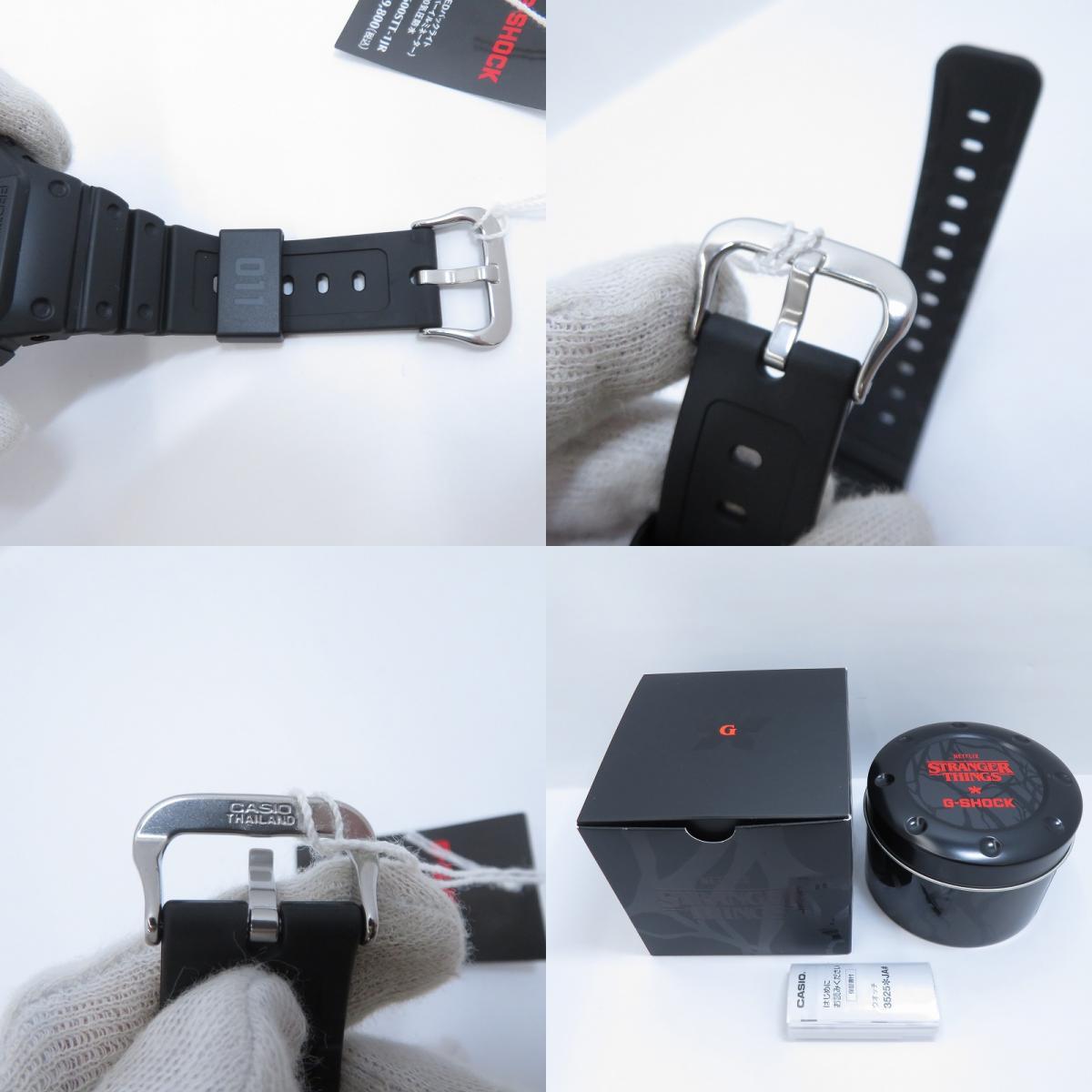 G-SHOCK | ジーショック ストレンジャーシングス 腕時計 DW-5600STT-1JR デジタルクォーツ ブラック【瀬戸大橋店】