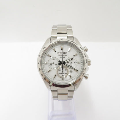 SEIKO | セイコー セイコーセレクション 腕時計 SBPY179 アナログソーラー シルバー × ホワイト 文字盤ホワイト【瀬戸大橋店】