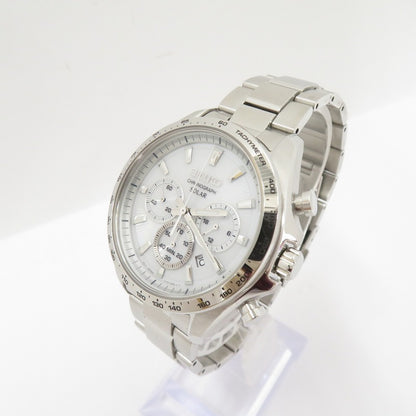 SEIKO | セイコー セイコーセレクション 腕時計 SBPY179 アナログソーラー シルバー × ホワイト 文字盤ホワイト【瀬戸大橋店】