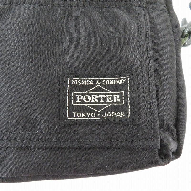 PORTER | ポーター PX TANKER UTILITY POUCH ポーチ 376-16897 ブラック【瀬戸大橋店】