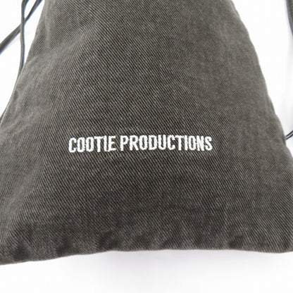 COOTIE | クーティー Color Denim Drawstring Bag ポーチ CTE-25A549 ブラック【瀬戸大橋店】