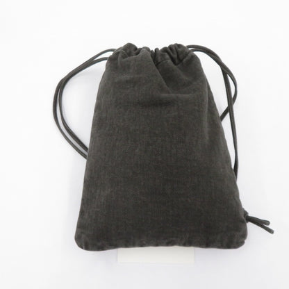 COOTIE | クーティー Color Denim Drawstring Bag ポーチ CTE-25A549 ブラック【瀬戸大橋店】