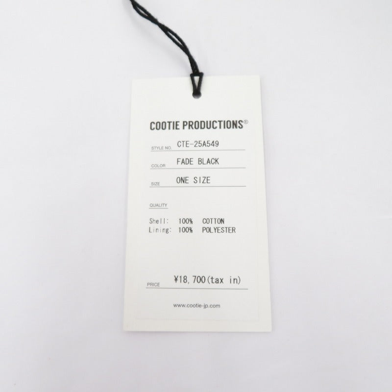 COOTIE | クーティー Color Denim Drawstring Bag ポーチ CTE-25A549 ブラック【瀬戸大橋店】
