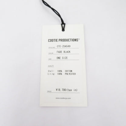 COOTIE | クーティー Color Denim Drawstring Bag ポーチ CTE-25A549 ブラック【瀬戸大橋店】