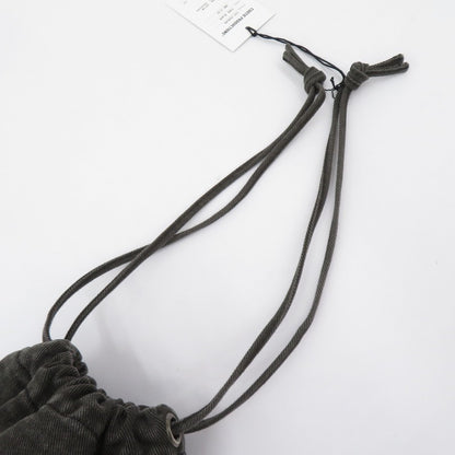 COOTIE | クーティー Color Denim Drawstring Bag ポーチ CTE-25A549 ブラック【瀬戸大橋店】
