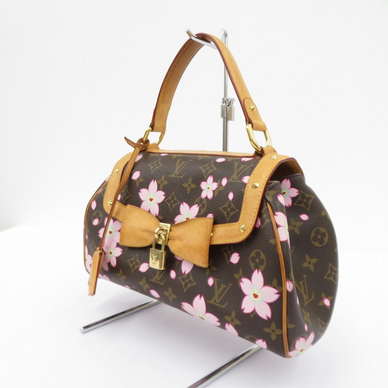 LOUIS VUITTON | ルイ・ヴィトン チェリーブロッサム サックレトロ PM ハンドバッグ M92012 モノグラム ブラウン【瀬戸大橋店】