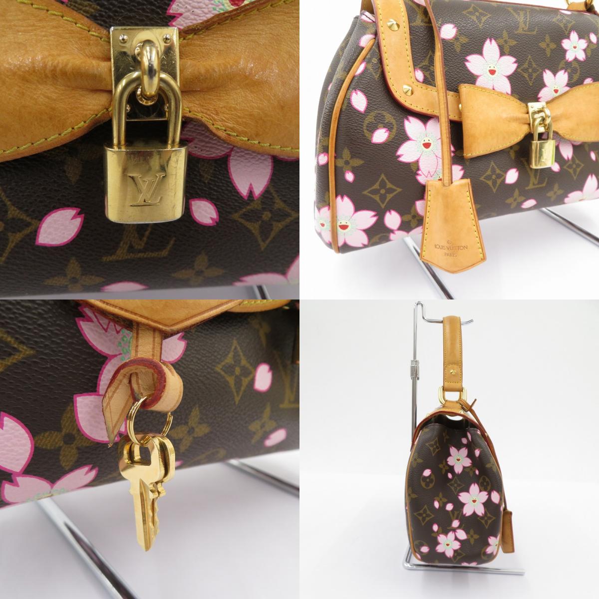 LOUIS VUITTON | ルイ・ヴィトン チェリーブロッサム サックレトロ PM ハンドバッグ M92012 モノグラム ブラウン【瀬戸大橋店】