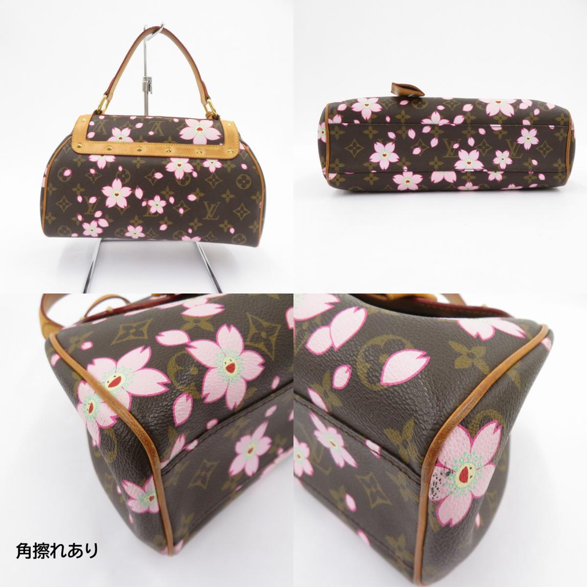 LOUIS VUITTON | ルイ・ヴィトン チェリーブロッサム サックレトロ PM ハンドバッグ M92012 モノグラム ブラウン【瀬戸大橋店】