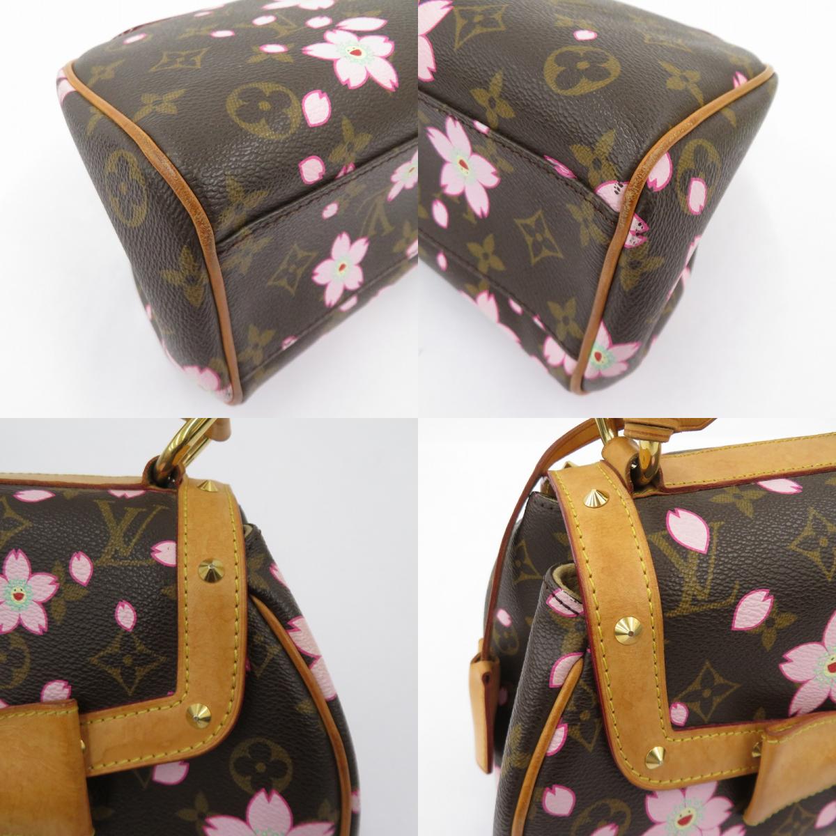 LOUIS VUITTON | ルイ・ヴィトン チェリーブロッサム サックレトロ PM ハンドバッグ M92012 モノグラム ブラウン【瀬戸大橋店】